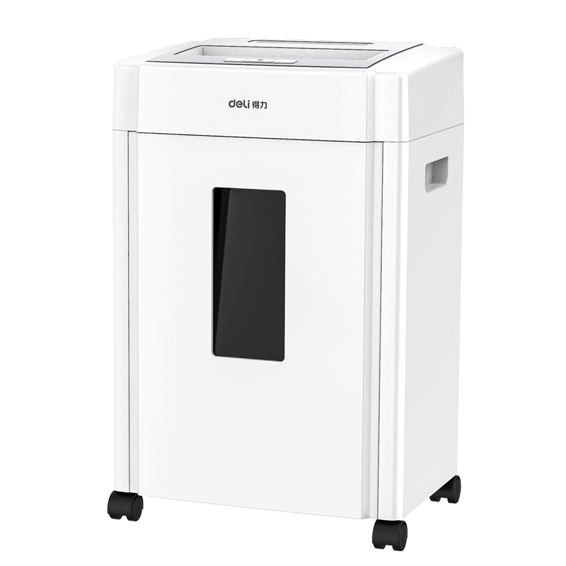 Deli Shredder, Level 5 Security, Single Pass 8 Sheets, Continuous Shredding for 30 Minutes, Large Powerful Office-Specific Paper Shredder, 23L Capacity, Can Shred Discs, 33040