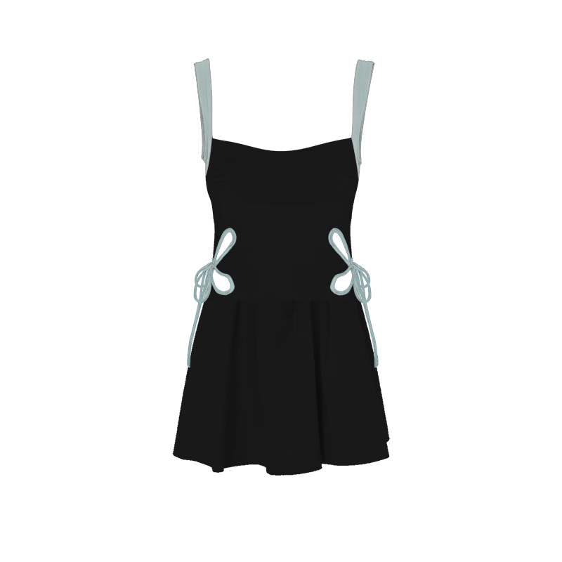 Atlanticbeach 2025 New Popular Beach Vacation Swimsuit for Women, Fashionable Sexy Hollow-Out One-Piece Dress-Style Swimwear, Slimming And Concealing
