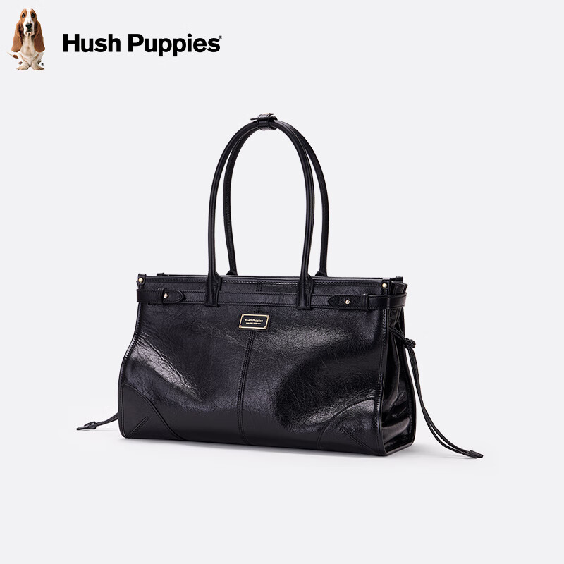 Hush Puppies Women's 2025 New Fashion High-End Handbag Commuter Tote Large Capacity Shoulder Bag Birthday Gift