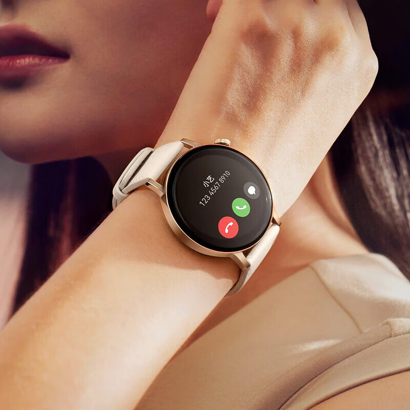 Watchbond Huawei Watch Strap, Compatible with Huawei WATCH GT3 Pro 20mm, Top-Grain Cowhide Leather, Women's Band, Quick Release, Suitable for GT3 Pro, Skin-Friendly And Breathable