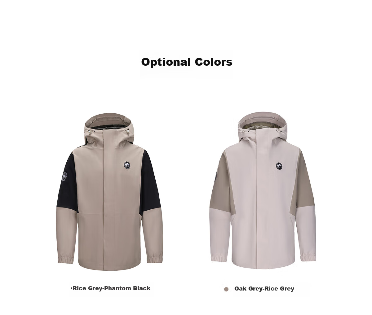 CAMEL Panda Series Triple-Protection Windbreaker Hard Shell Jacket Outdoor Mountaineering Suit AA22235457 35