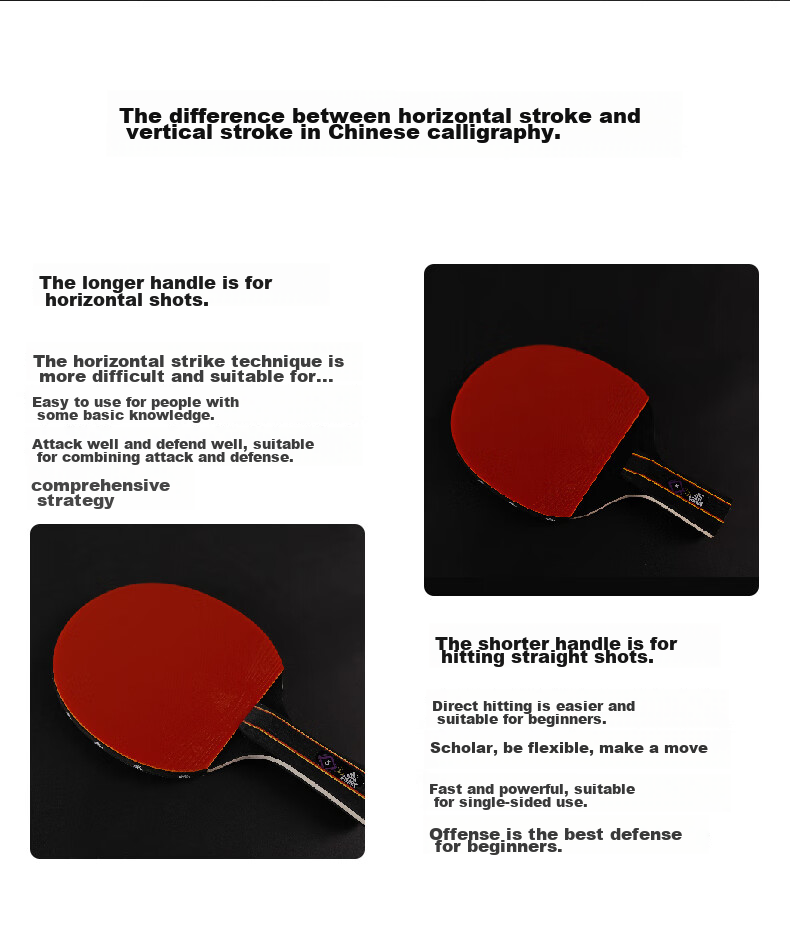 PEAK Table Tennis Racket, Professional Adult And Student Competition Training Racket Set, Penhold And Shakehand Grip, Q5 Star 10