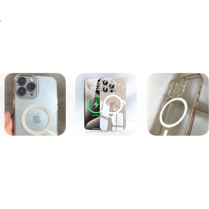 DIVI [Ultra Ice Transparent Style] Чехол для Apple iPhone 16 Pro, защитный чехол с MagSafe, ультратонкий, противоударный, совместимый с беспроводной зарядкой, защита всей камеры