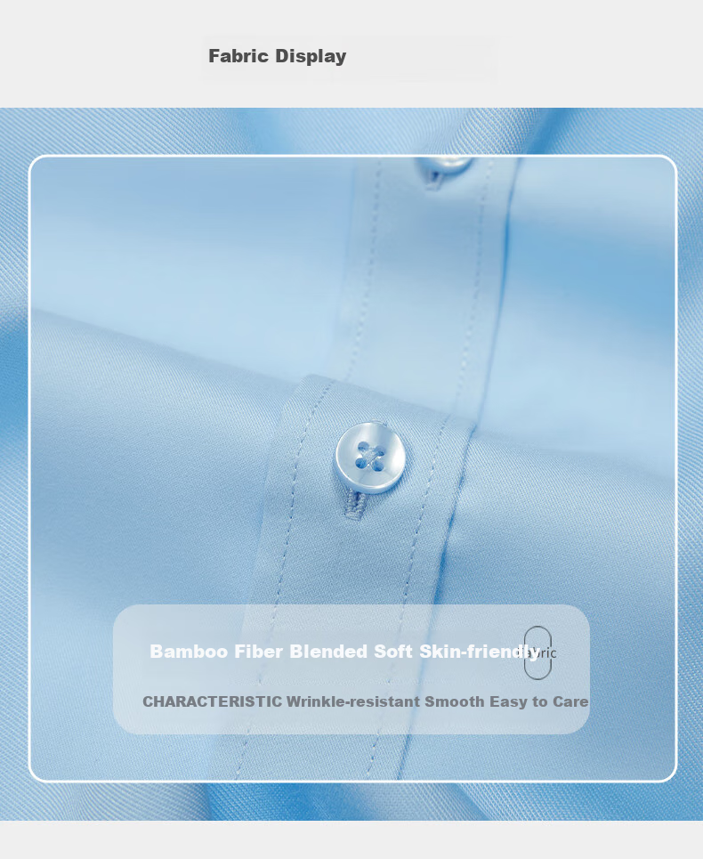Dibinze Large Size Short-Sleeve Shirt for Men, Loose-Fitting Business Casual Wrinkle-Resistant Bamboo Fiber Elastic White Dress Shirt for Chubby Me 15