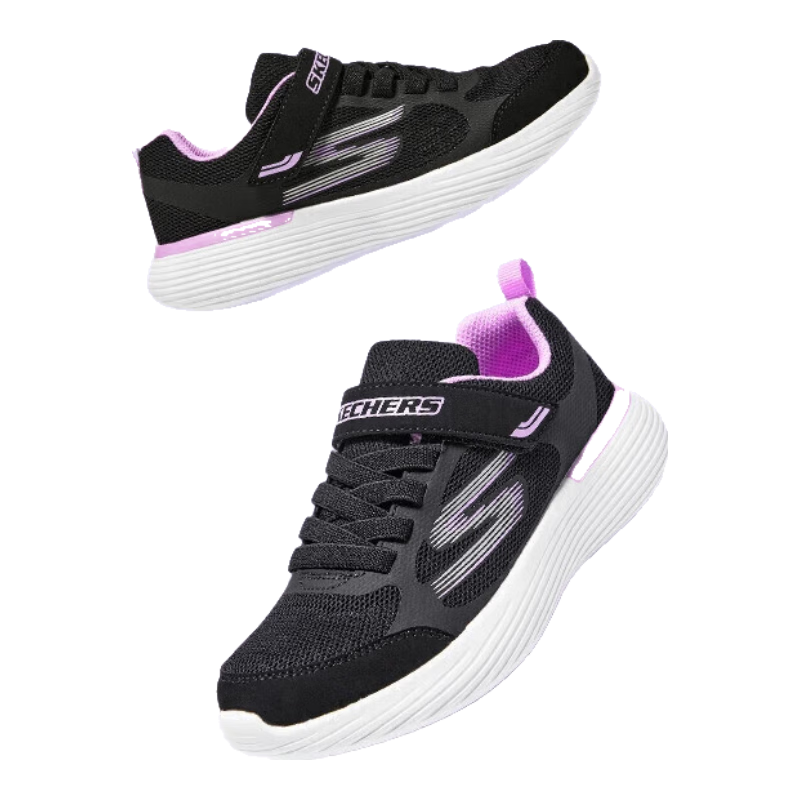 Skechers Elementary School Girls' Lightweight Non-Slip Training Shoes, Breathable Running Shoes for Children, Model 319022L