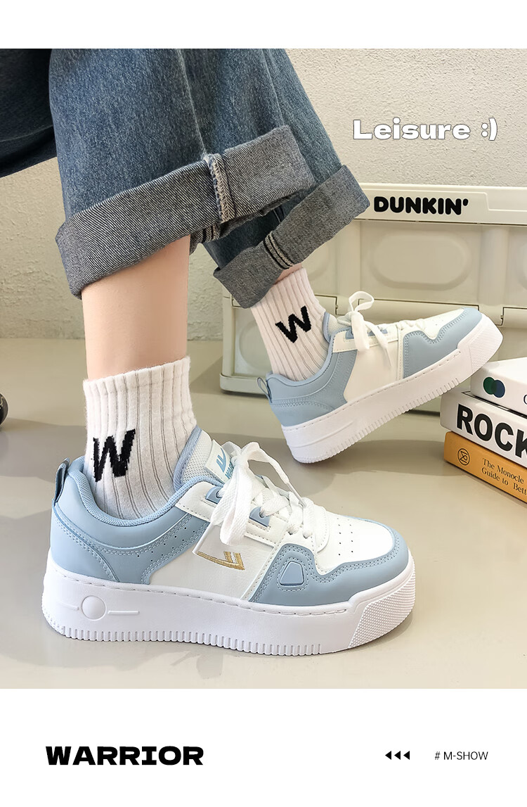 Huili Official Women's Shoes, 2026 Summer New Style, Classic Versatile Casual Sneakers for Women, White And Red, Size 35 14