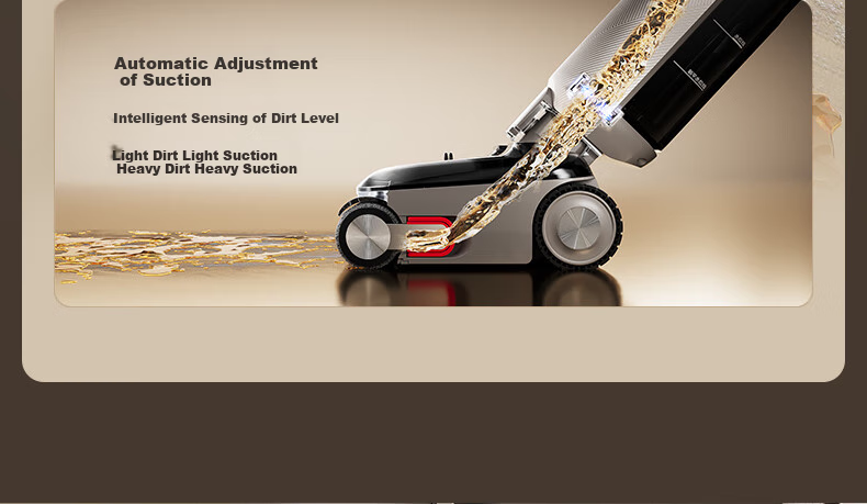 Midea S60Ultra Odorless Floor Scrubber [AI All-Direction Assistance, Smart Liquid Dispensing, Light Dust Detection] Integrated Automatic Cleaning for Mopping And Vacuuming, Top-Of Machine 17