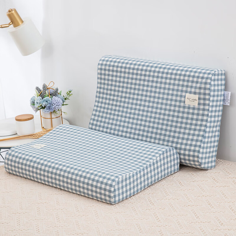 MUJI A-Class 100% Cotton Pillowcase Pair 40x60cm Washable Single Student Home Use