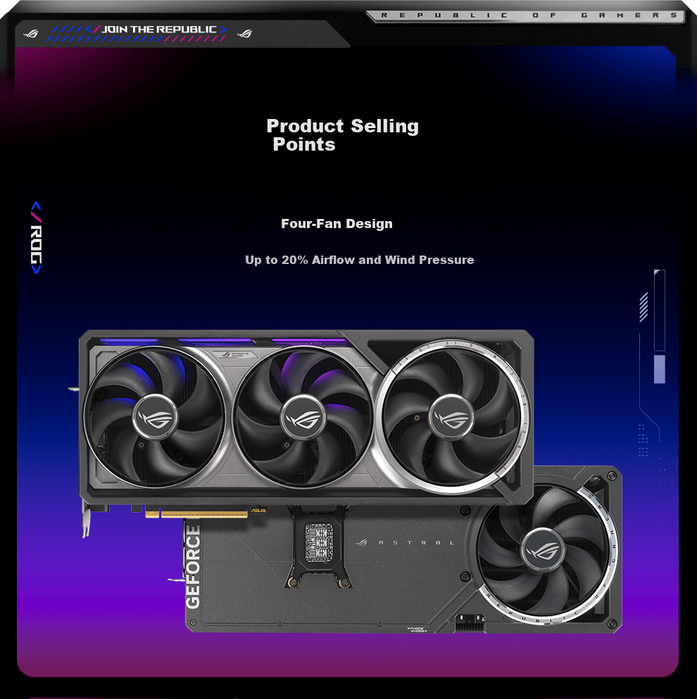 ASUS ROG ASTRAL GeForce RTX 5080 O16G GAMING Graphics Card for E-Sports Gaming 4