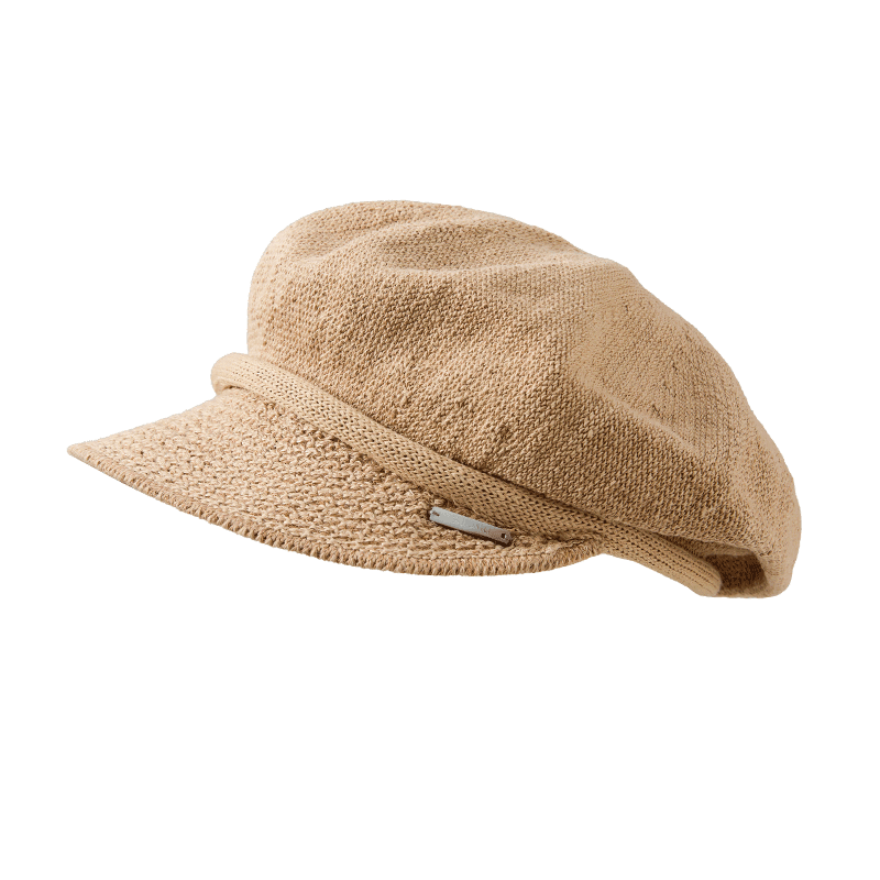 JIUMU Women's Linen Beret Hat Versatile Summer Painter Cap Octagonal Newsboy Cap Girl's Beret Hat