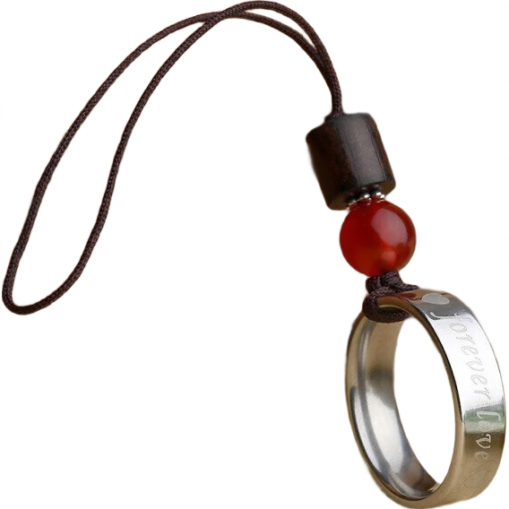 Shihan Phone Pendant, Anti-Drop Ring Lanyard Charm, Decorative Pendant, Multifunctional Keychain, USB Drive Wallet Finger Ring, Simple Style for Men And Women, Fashionable Trendy