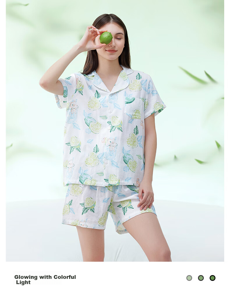 Beitaisi Children's Pajamas, Girls And Boys Summer Thin Breathable Home Wear Set, Baby Parent-Child Sleepwear Short Sleeve 50