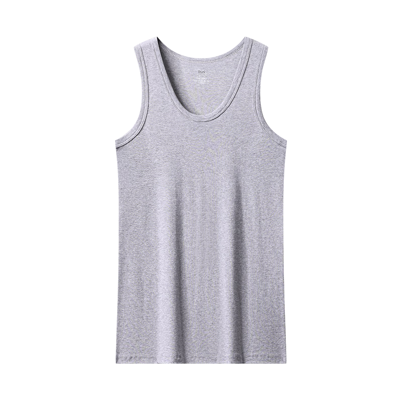MiiOW 10A Antibacterial Men's Tank Top, Pure Cotton, New Style for 2026, Large Size, Loose-Fitting Sleeveless T-Shirt, Vest, Hurdle Tank Top for Me