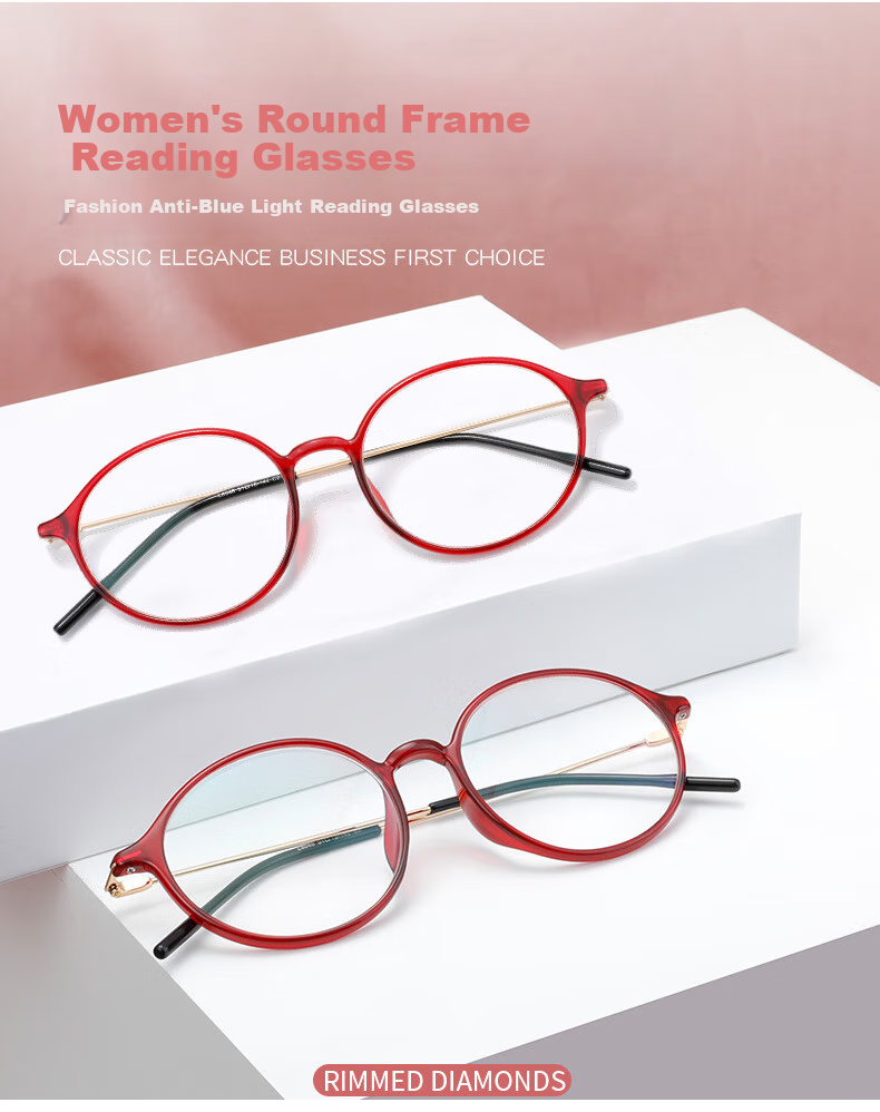 Nianqingtai Fashion Reading Glasses with Blue Light Protection, Ultra-Light Imported High-Definition Women's Reading Glasses 8048+350 Degrees 2