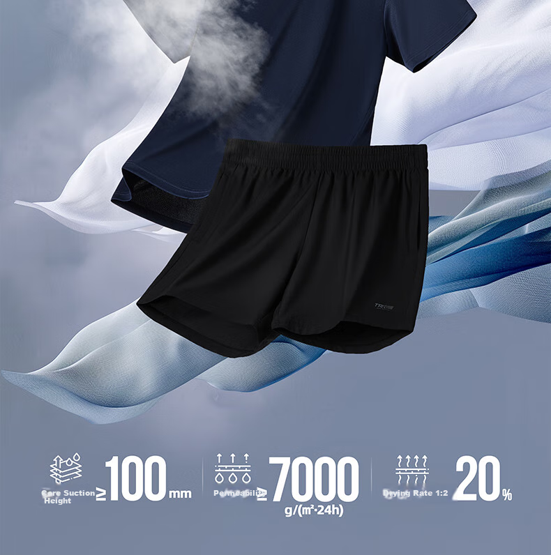 361° Men's Running Workout Set, Summer Quick-Dry Fitness Casual Short-Sleeve Shorts Two-Piece Suit 652524001H-1 7