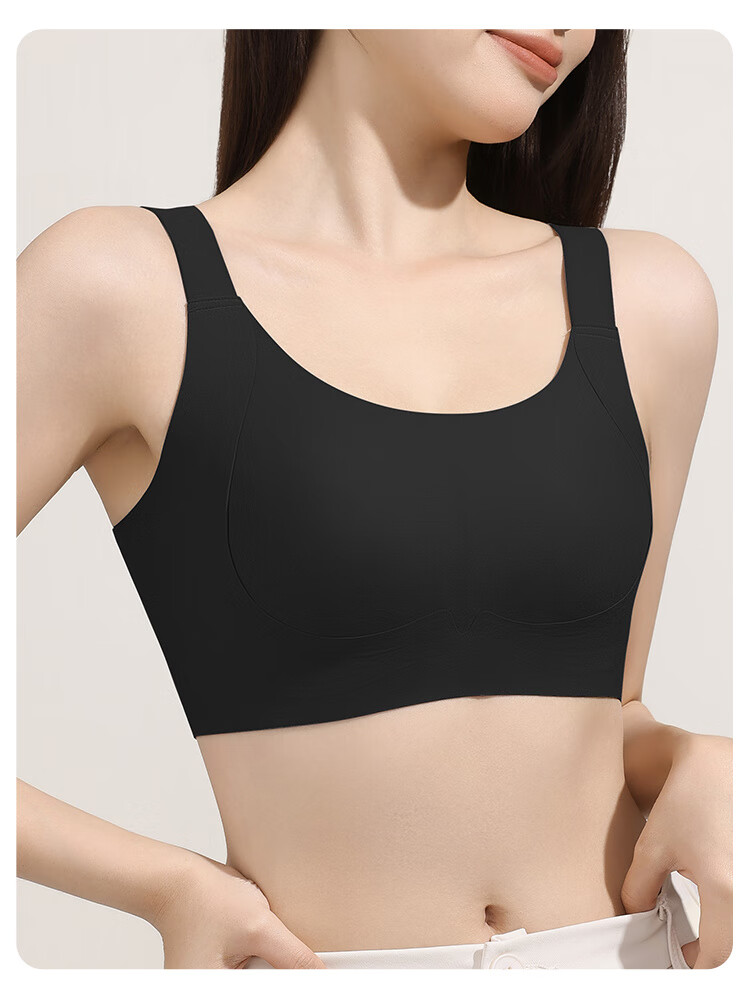 GRACEWELL Spring And Summer Large Bust Minimizer Rabbit Ear Cup Thin Bra for Women, High Side Support, Side Boob Control, Anti-Sagging, Wireless Brassiere 21