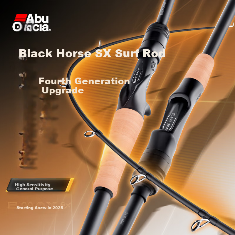 ABU GARCIA BMAX SX Lure Rod with Medium Action, Versatile Long-Casting Rod, 2.9-Meter Straight Handle MH Action-RF