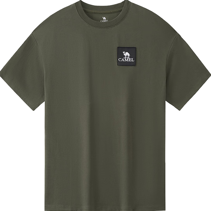CAMEL Outdoor Quick-Dry T-Shirt Unisex Fast-Drying Stretch Crew Neck Loose Casual Short Sleeve [Mountain Series] A13BAVV058-1