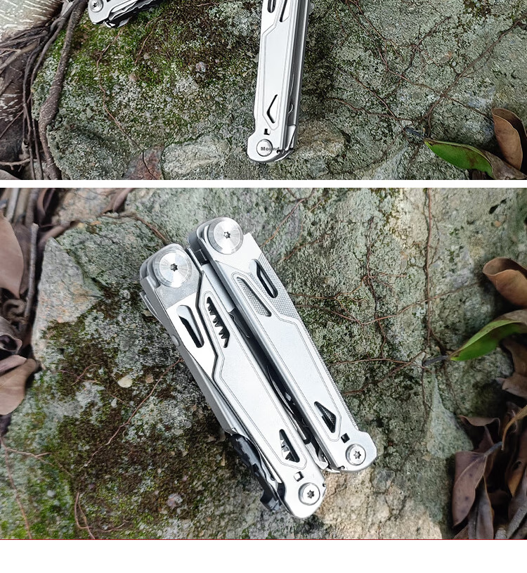 GEDUN Multi-Functional Tool Pliers, Folding Pliers, Portable Survival Knife, Outdoor Emergency Rescue Tools, Tactical Pliers, Wrench, Scissors 19