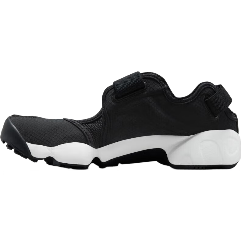 NIKE Women's Slippers WMNS NIKE AIR RIFT BR Sneakers DN1338-003, Black And White, Size 35.5
