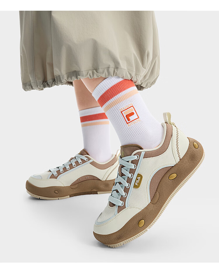 FILAFILA Official Women's COOKIES Retro Canvas Shoes Fashion Casual Sneakers 42
