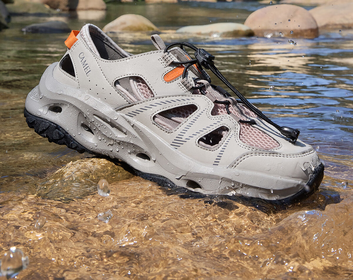 CAMEL Outdoor Stream Trekking Shoes for Men And Women, Summer 2025 Sports Sandals, Quick-Drying Water Shoes, Breathable Sneakers 3004 Size 38 1