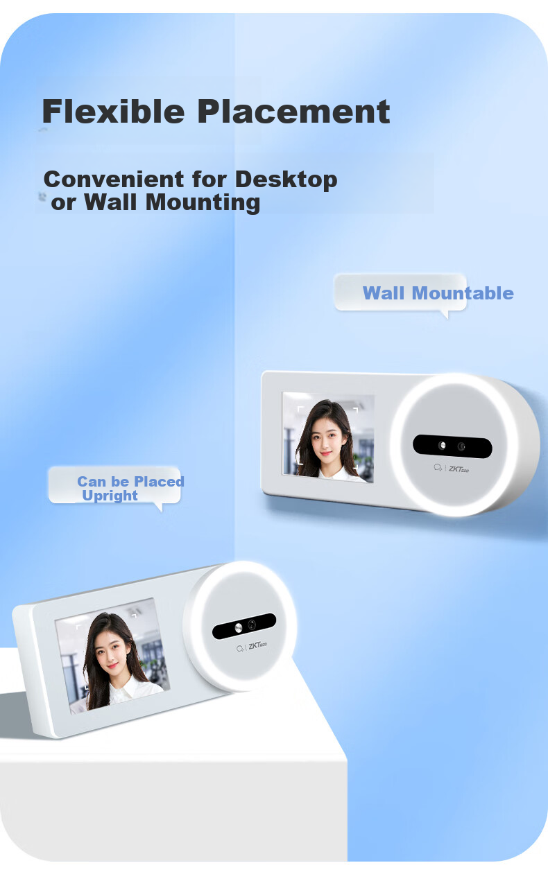 Enterprise WeChat Attendance Machine Fingerprint Time Clock with Built-in 4G Network Smart Cloud Attendance Device Employee Check-in and Check-out Fingerprint Punch Card Machine 15