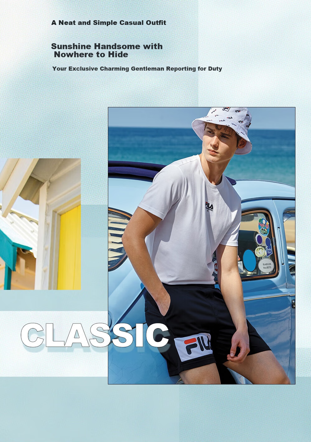 FILA Official Men's Short Sleeve T-Shirt Summer 2026 Cool Breathable Sports Cotton Crew Neck Top 9