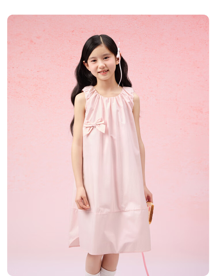 BALABALA Girls' Dress, Children's Summer Dress, Sleeveless Dress for Older Kids, Sweet Style, 208225111024 8