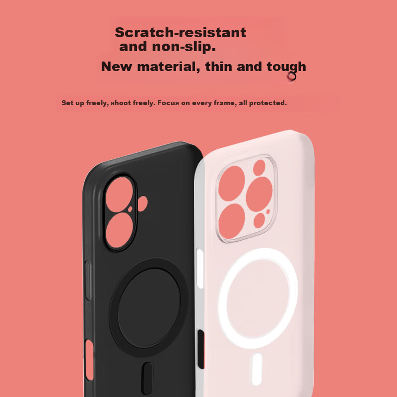 Чехол Snowkids для iPhone 16 Pro, прозрачный, ультратонкий, матовый, противоударный, мягкий, с защитой от отпечатков пальцев, белый