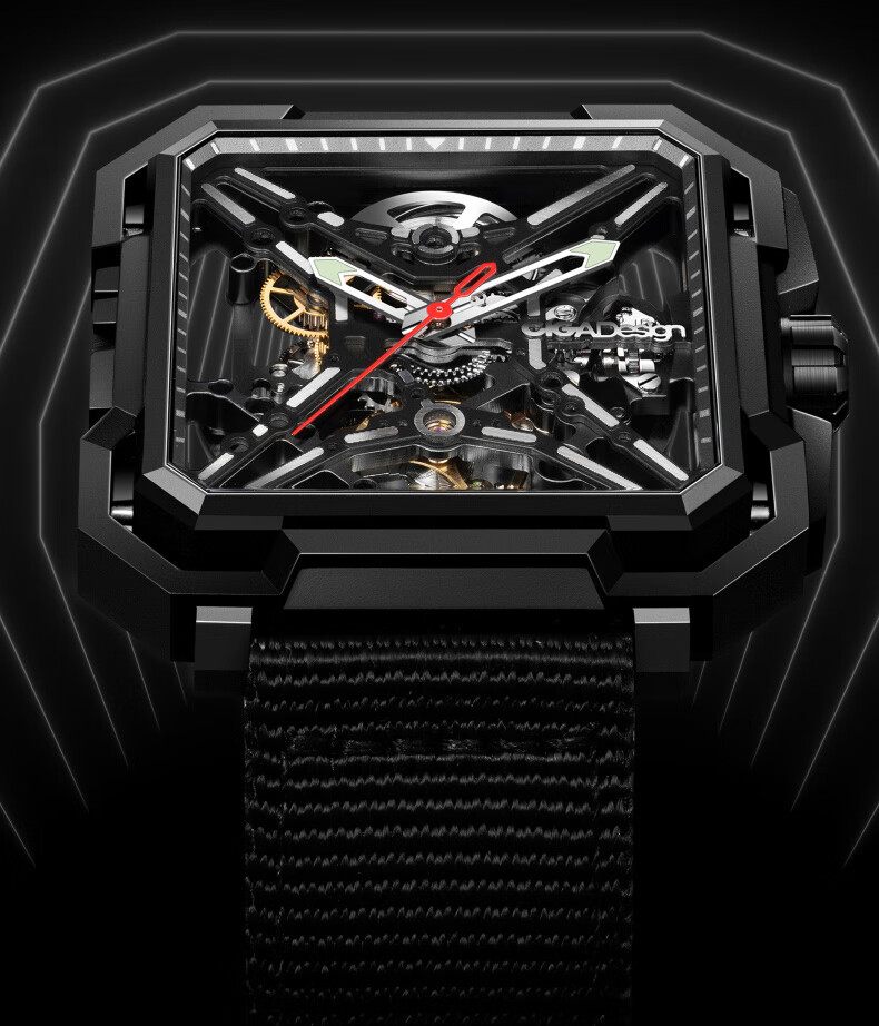 CIGA Design X Series Matrix Full Skeleton Mechanical Watch Fashion Trendy Timepiece Christmas Gift 5