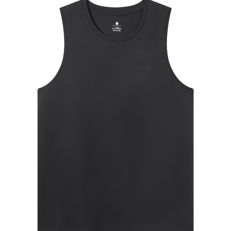 JD Jingzao [100 Ultra Breathable] Men's Quick-Dry Running Vest Mesh Breathable Durable Fitness Tank Top Black S