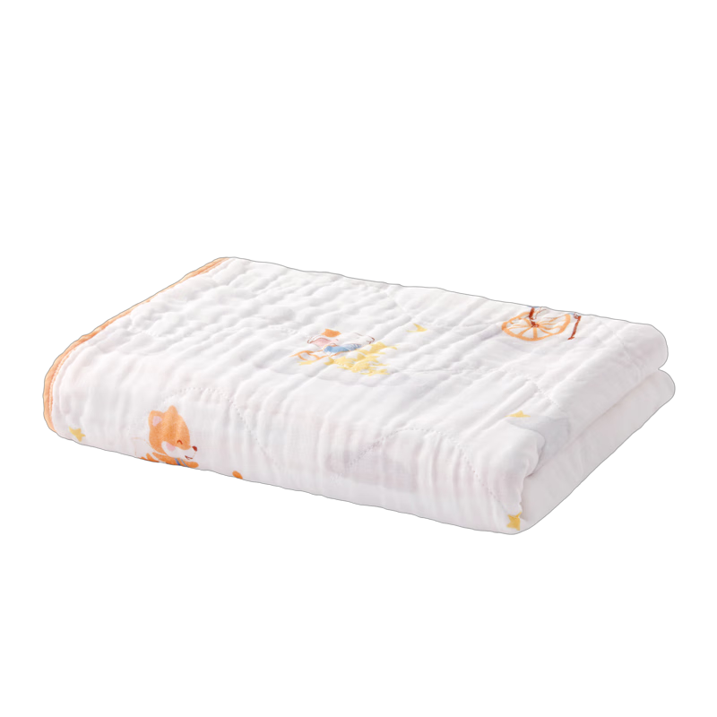 PurCotton Children's Bath Towel Pure Cotton Breathable Gauze Newborn Baby Bath Large Towel Magic Cloud 95cm