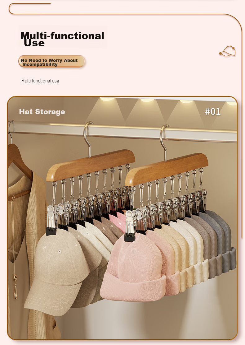 Fanyejia Multi-Functional Space-Saving Clothes Hanger with Clip for Underwear, Socks, Scarves, Pants, And Silk Items - Non-Slip And Seamless Desig 11