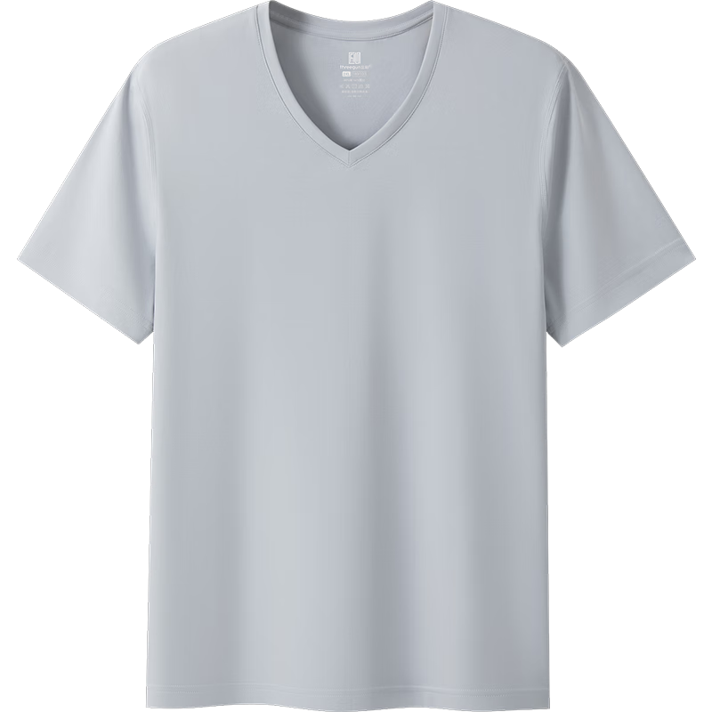 THREEGUN Artisan Series V-Neck Men's Vest 120-Count Long-Staple Cotton Luxury Silk-Soft Seamless Comfortable New Gift Box