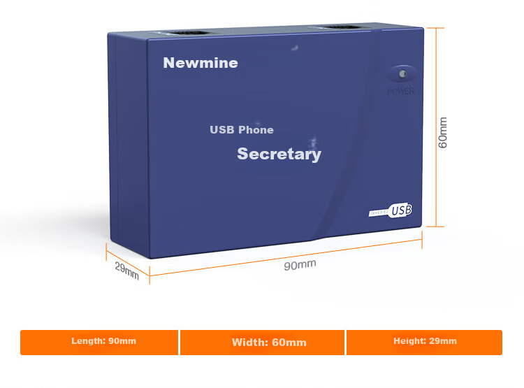 Newmine NM-XMS Single-Line Recording Box, USB Telephone Secretary, Automatic Online Recording And Message Leaving, Customer Service Choice 17