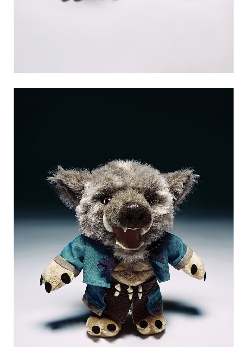 Heishenhua Plush Monkey King Figurine, Brown-Gray Color, Heishenhua Wukong Merchandise, Same Style Toy Doll, Backpack Charm, Keychai 9