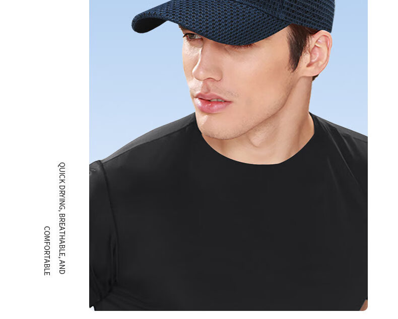 RED DRAGONFLY Hat for Men, Summer Sun Protection Baseball Cap, Outdoor Sports Quick-Dry Sun Hat, Face-Slimming Mesh Visor Cap for Wome 14