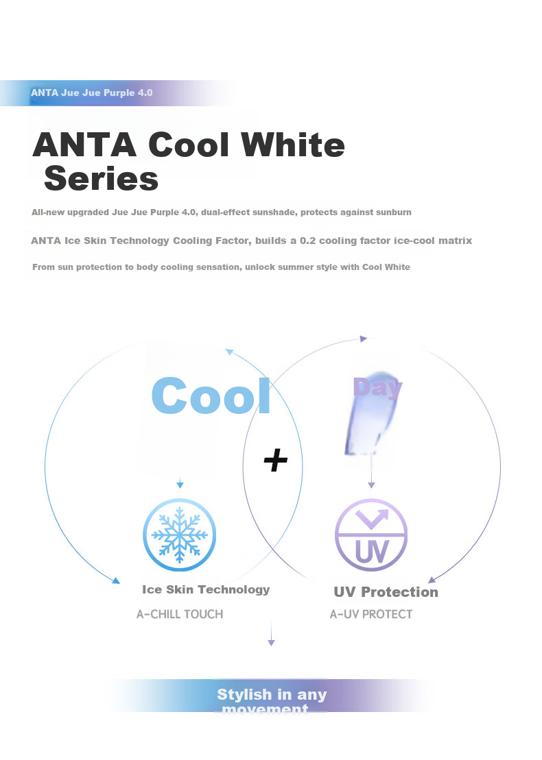 Anta Ice Silk Sun Protection Sports Pants | Juejue Purple 5th Generation Men's Summer Straight Quick-Dry Breathable Trousers 1