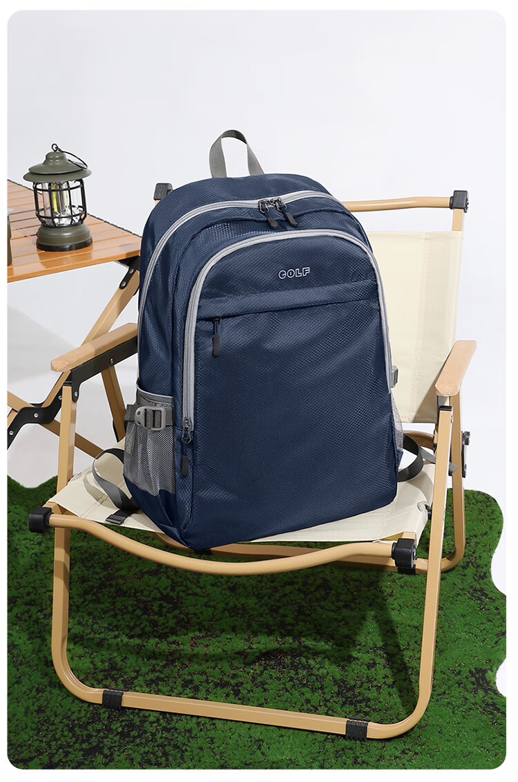 GOLF Foldable Backpack for Men And Women, Water-Resistant Outdoor Travel Sports Bag, Lightweight Student Schoolbag 9