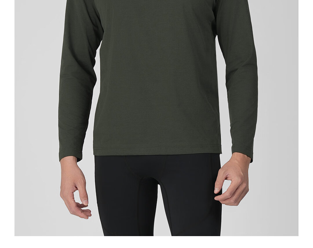SCALER Quick-Dry T-Shirt for Men And Women, Outdoor Sun Protection UPF50+, Running Stand Collar Long Sleeve Breathable Elastic Top F4616D16 9