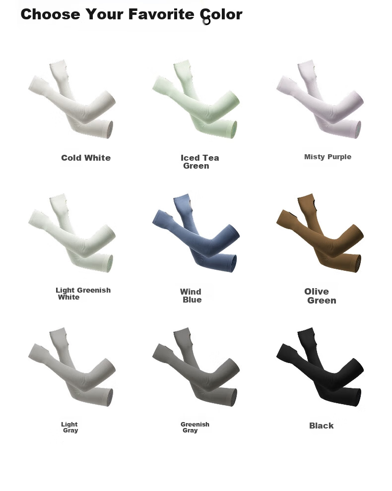 Bananain Cooling Sleeve Series for Men And Women, UV Protection Ice Sleeves for Sports And Driving, New Summer Style 16