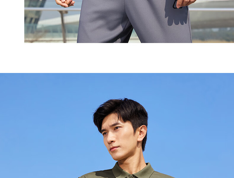 PEAK Polo Shirt for Men, Summer New Style, Sports Fitness Business Top, Breathable Casual T-Shirt, Loose Short Sleeve DF652241 26