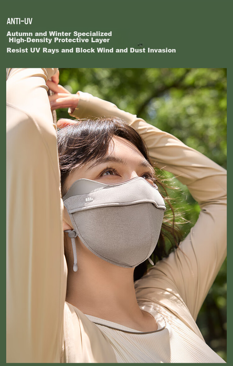 Beneunder 3D Warm Face Mask, Autumn And Winter Windproof And Sun-Protective Mask for Women, UV Protection Face Shield, Cold-Resistant, Moisturizing, Stylish Cycling Face Mask 9