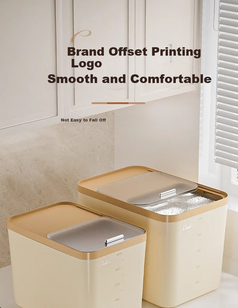 YOUQIN Rice Container with Sealing, Household Insect-Proof And Moisture-Proof Rice Storage Bin, 2026 New Model, Rice Storage Box, Flour Storage Jar 2