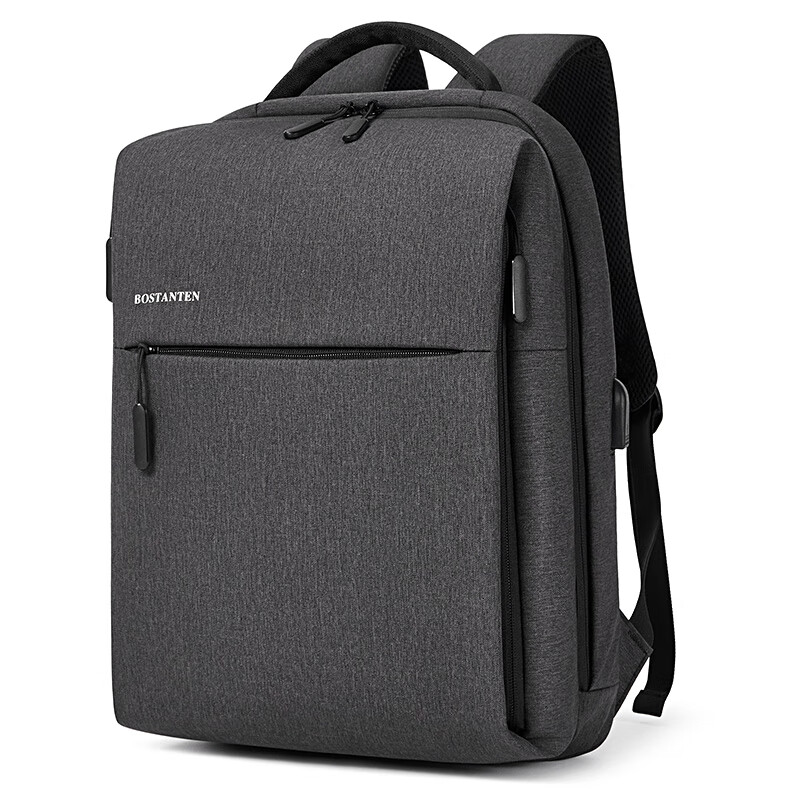 BOSTANTEN Men's Backpack, High School And College Student Bookbag, Trendy Large Capacity Laptop Bag for Both Men And Wome