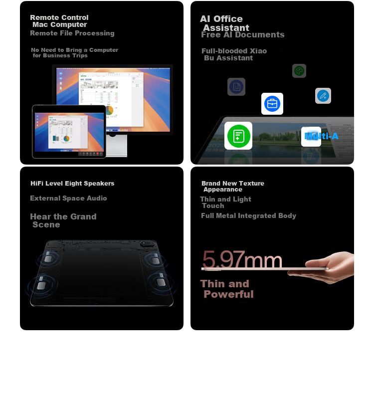 OPPO Pad 4 Pro [Subsidies], 13.2-Inch Tablet, Qualcomm Snapdragon 8 Ultimate Edition Chip, 8GB+256GB, Dawn Light 4