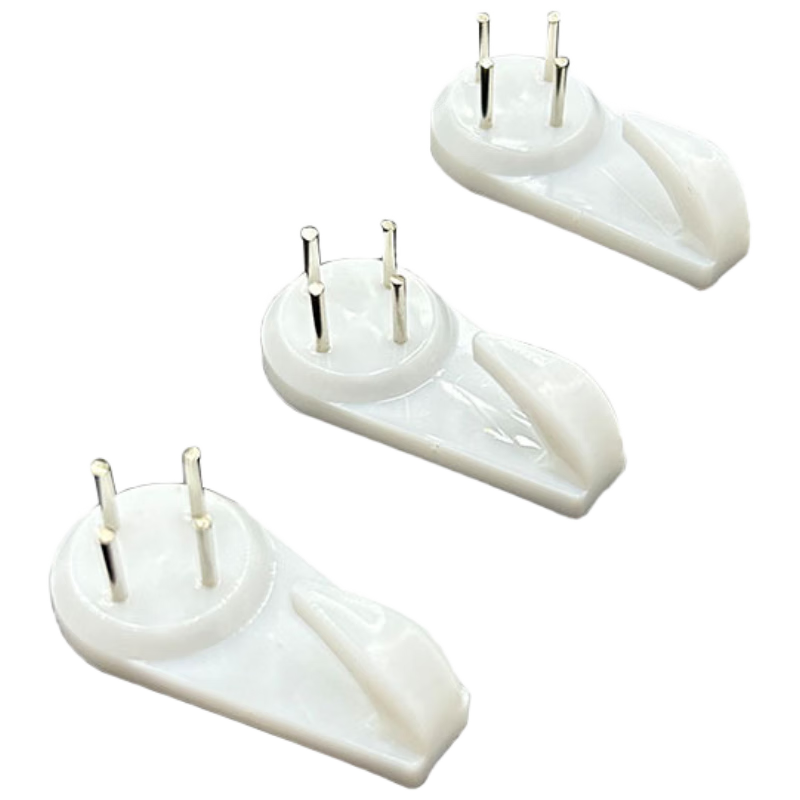 FK Invisible Hooks Wall Mounting Kit No Drilling Required Heavy Duty Load-Bearing Hooks for Pictures, Frames, Wedding Photos, 40-Piece Set