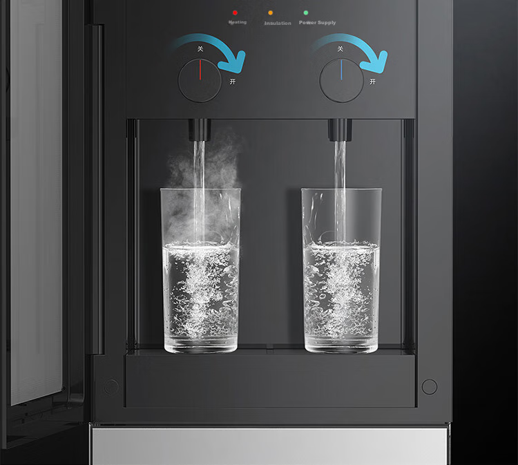 Midea Water Dispenser, Home Use, Top-Mounted, Bottled Water, Tempered Glass, Upright Double-Door Design, Office Heating Water Dispenser, Bottled Drinking Water for Dormitory And Office Use, YR1518S-X 10