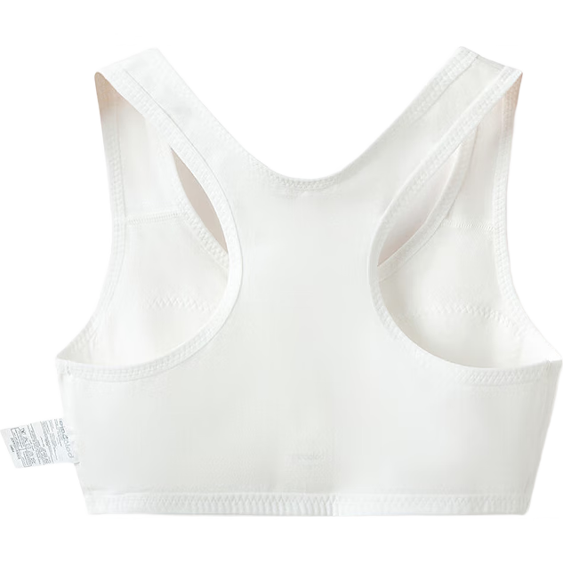BALABALA Girls' Underwear, Puberty Anti-Exposure, Anti-Nipple Show, Children's Camisole, Girls' Bandeau Bra, 209925195003